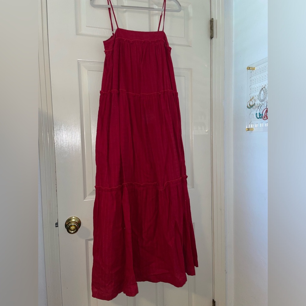 Red Maxi Summer Dress